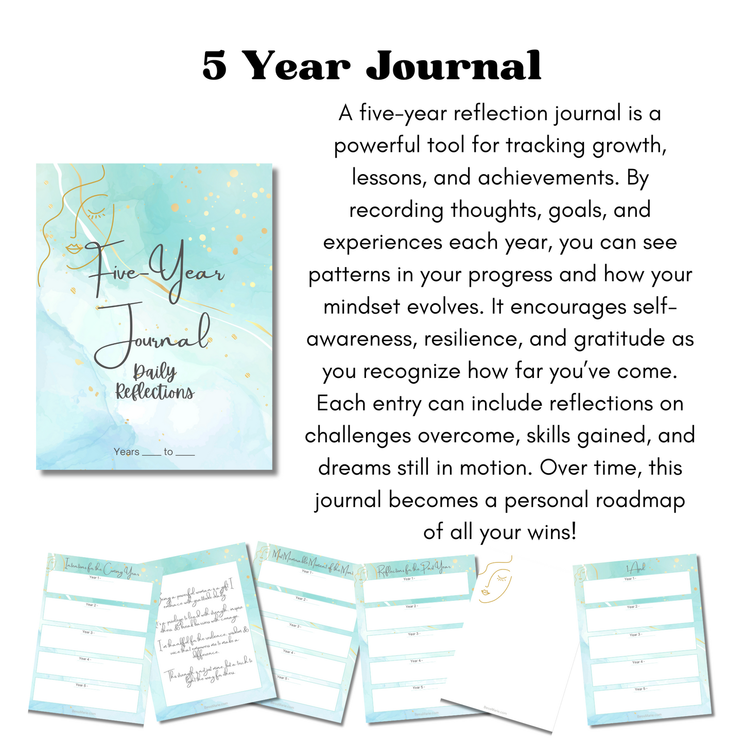 5 year Journal - Daily Reflections for Women