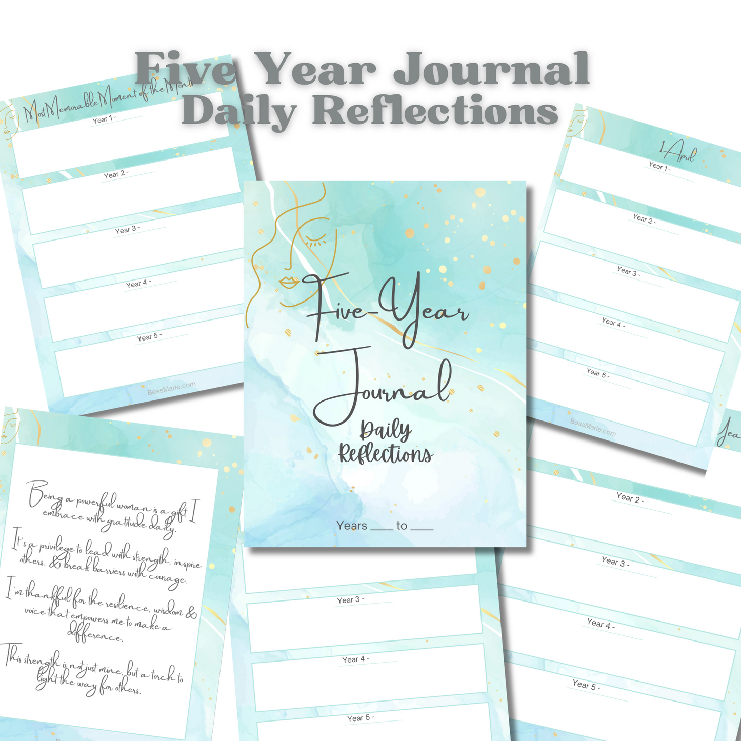 5 year Journal - Daily Reflections for Women