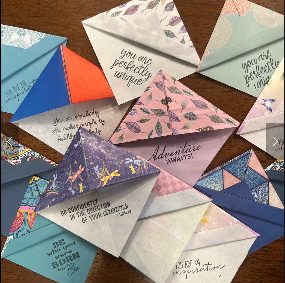 Origami Bookmark Fundraiser