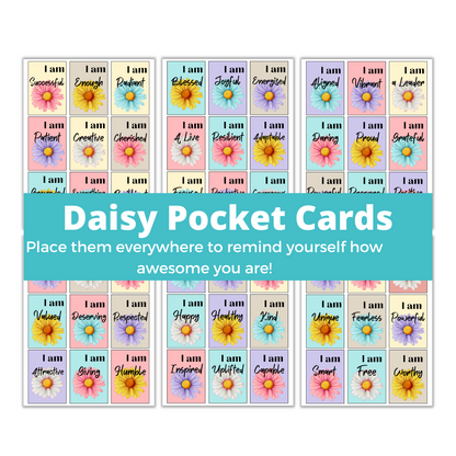 Daisy Affirmation Cards (Freebie)